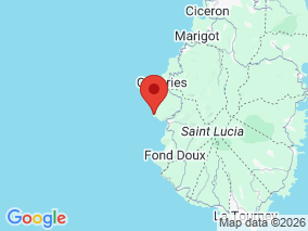 Map of Site Report: Anse Chastanet Beach, Saint Lucia
